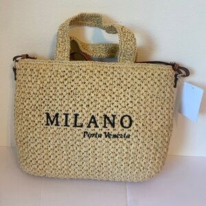 NWT HM Straw Crossbody Bag